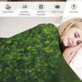 thumbnail image 3 of BCIIG Throw Blanket ,Grass Tunnel Green Flannel Soft Cozy Fluffy Throw Blankets and Warm Throws for Adults in Couch Sofa Bed  40x50in, 3 of 6