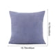 thumbnail image 3 of Almohada lumbar de terciopelo | Cojín cuadrado de 40 cm para sofá, cama y coche | Almohada de apoyo lumbar de color liso para salón, oficina y viajes, 3 of 6