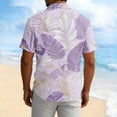 thumbnail image 3 of Wrtxtat Men's Hawaiian Shirts Casual Lapel Button Down Short Sleeve Basic Shirts Beach Graphics Print Summer Daily Sports Vacation Shirts Big and Tall Regular Fit Multicolor#03 XXXXL, 3 of 5