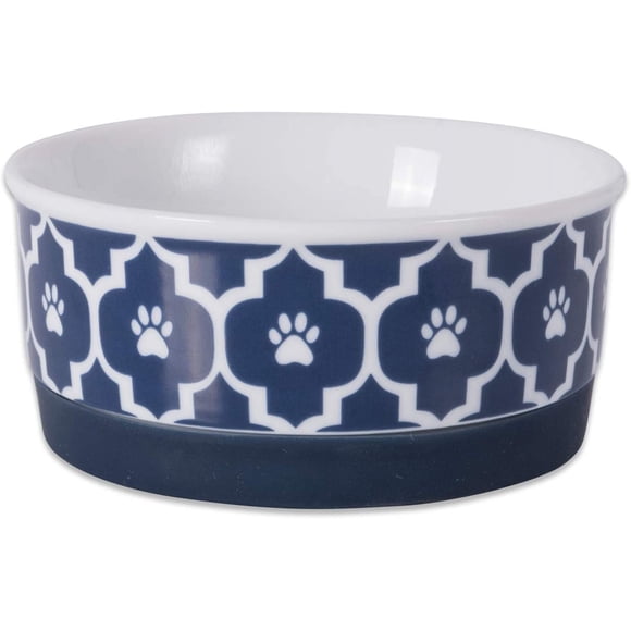 Cuencos y Botes para Mascotas Bone Dry Colección Lattice Cerámica Antideslizante