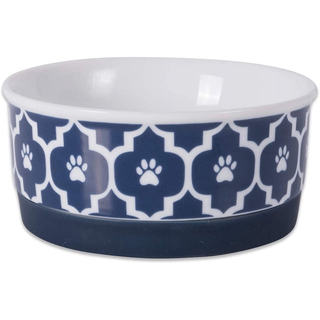 Cuencos y Botes para Mascotas Bone Dry Colección Lattice Cerámica Antideslizante