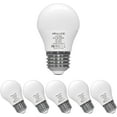 thumbnail image 1 of czcpp-A15 LED Bulb 5 Watts Cool White 6500K,40W Equivalent Table Lamp Bulb, E26 Standard Screw Base G45 Shape Small Light Bulbs for House Lighting,450 Lumen,Non-Dimmable,6 Pack, 1 of 4
