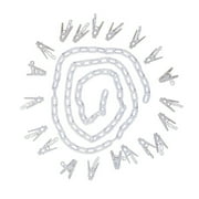 M'LIS 1 Set Toy Chain Organizer with Clips Baby Plush Toy Stuffed Animal Storage Chain