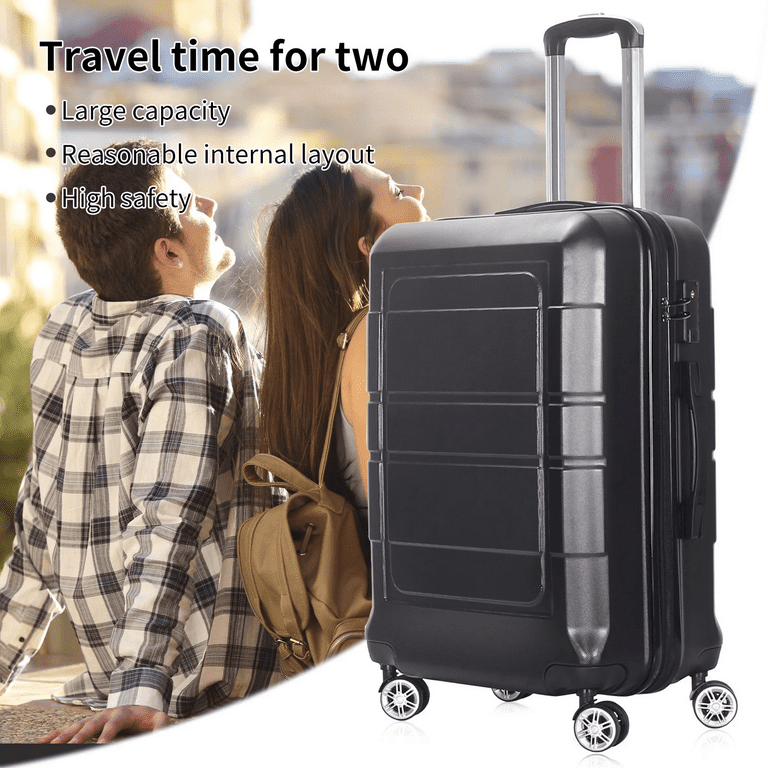 Hanke Carry On Luggage, Suitcase with Wheels & Front Opening, 20in Spinner  Luggage Built in TSA Aluminum Frame PC Hardside Rolling Suitcases Travel Bag  - Dark Green : : Clothing, Shoes 