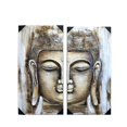 thumbnail image 1 of Two Piece 24" X 47" Buddha Head Art Work, 1 of 1