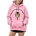 thumbnail image 2 of Pet Pouch Hoodie Cat Dog Carrier Hoodies with Pull Side Zip Pockets Hooded Sweatshirts for Puppy Kitten Holder, 2 of 5