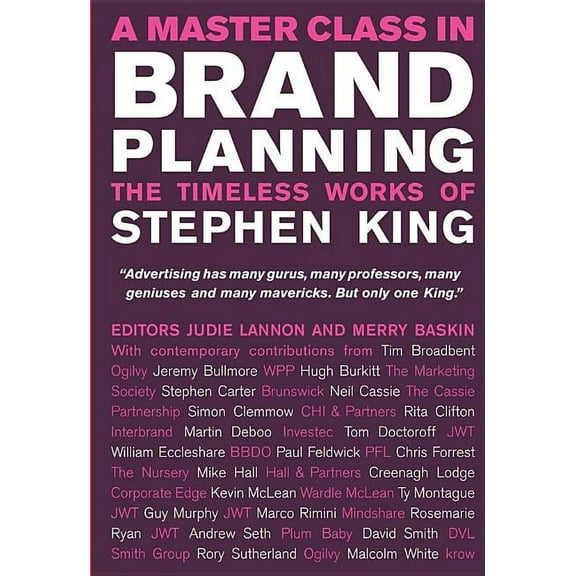 A Master Class in Brand Planning, (Hardcover)