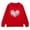 Red, variant on Ruyang Kid Girl Valentine’s Day Sweatshirt Cute Love Hearts Prints Shirt Crewneck Long Sleeve Lightweight Pullover Sequin Tee Tops