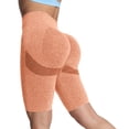 thumbnail image 2 of Biker Shorts Women Tummy Control Workout Shorts Women Solid Color Seamless High Waist And Hip Lifting Exercise Yoga Five Part Pants Short, 2 of 7