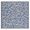 thumbnail image 2 of Safavieh Courtyard Kevin Floral Indoor/Outdoor Area Rug, Blue/Natural, 6'7" x 6'7" Square, 2 of 10
