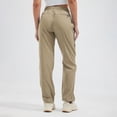 thumbnail image 3 of MASKERT Women's Hiking Pants-31" Lightweight Quick Dry Sweatpants Casual Safari Work Travel Outdoor Clothes Khaki（Size XS-XXXL）, 3 of 9