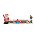 thumbnail image 1 of National Tree GE9-89991-1 12 ft. Airblown Merry Christmas Sign Scene With White Mini LED Lights & Clear C & Bulbs, 1 of 1