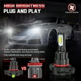 thumbnail image 4 of 4*Compatible with Chevy Camaro 2010 2011 9008 H13+5202 H16 LED Headlight Fog Light Combo Kit, 4 of 11