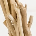 thumbnail image 6 of Modern Home Angled Driftwood Nautical Wooden Floor Lamp, 6 of 7