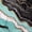 Marble 02, variant on Manfei Aesthetic Marble Queen Sheets, Marbling Metallic Queen Sheet Sets, Purple, Black and Gold, Black Reversible 4pcs1 Flat Sheet + 1 Fitted Sheet + 2 Pillowcases