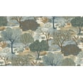 thumbnail image 3 of Blue Jungle Forest Tropical Wallpaper, Double Roll, 57 sqft, 3 of 4