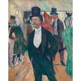 thumbnail image 2 of Toulouse-Lautrec, Henri de 15x18 Black Ornate Wood Framed with Double Matting Museum Art Print Titled - Monsieur Fourcade, 2 of 4