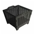 thumbnail image 1 of Four Seasons Courtyard Portable 19 Inch Flat Square Steel Fire Pit, Black, 1 of 5