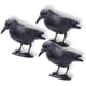 thumbnail image 2 of 3 cuervos de plástico, usa palos y patas para repeler palomas, espantapájaros, cebo de caza Ormromra MZQ-0854, 2 of 4