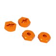 thumbnail image 1 of RC 4 PCS 12 mm Aleació de aluminio Hex Hex Cuas de Cubros Con Pines de Eje para 1/16 RC piezas de coche, 1 of 7