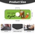 thumbnail image 2 of Pofeuu Drink Coffee And Do Good Print Splash Guard for Sink Faucet Sink Gadgets-Splash Guard Behind Faucet Drip Catcher for Kitchen, Bathroom,Sink Mat, 2 of 7