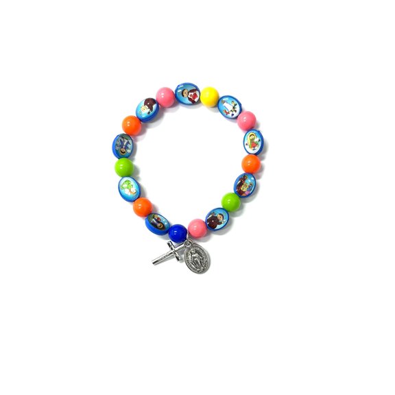 Virgin Mary, Holy Family and Saints children's bracelet
