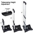 thumbnail image 2 of Carretilla de mano plegable y Dolly Sutekus ligera de 50 kg, negra, 2 of 6