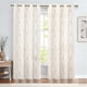 thumbnail image 2 of Cortinas Jinchan Boho de lino para sala de estar, 2 paneles, 244 cm, 2 of 9