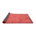 thumbnail image 2 of Ahgly Company Indoor Round Oriental Red Industrial Area Rugs, 5' Round, 2 of 4