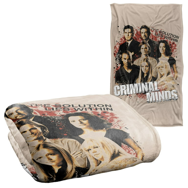 Criminal Minds Solution Lies Within Officially Licensed Silky Touch Super Soft Throw Blanket 36 x 58 Walmart