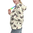 thumbnail image 2 of Haiem Chickens And Flowers for Women's Fashion Hoodies & Sweatshirts with Kangaroo Pocket,Hooded Sweatshirt with Eye-catching Drawstrings-Small, 2 of 7