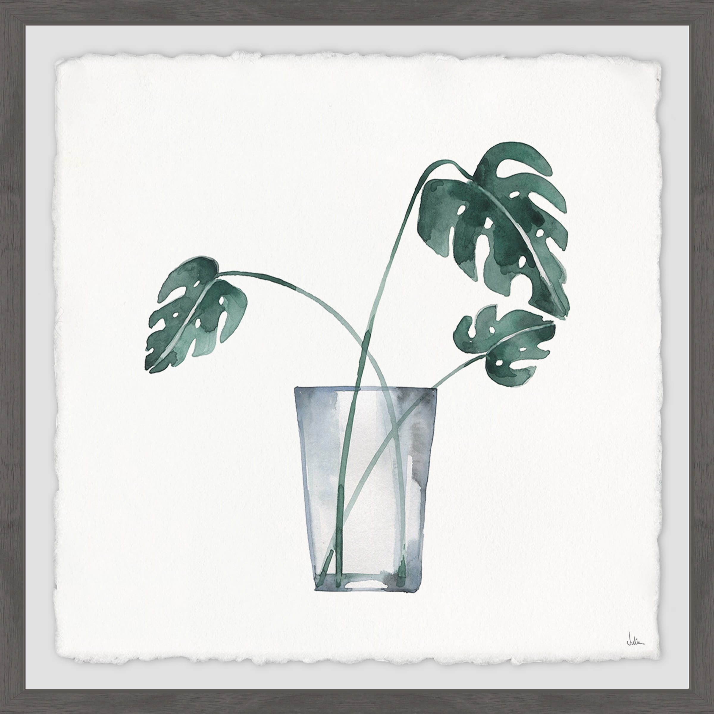 Tropics in a Vase Framed Painting Print