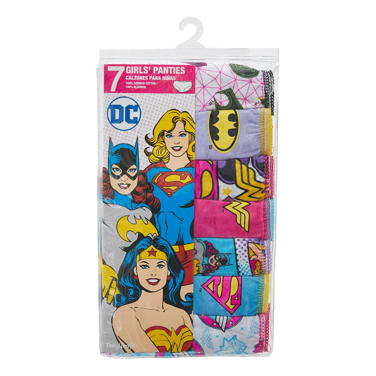 DC Super Hero Girls Wonder Woman Girls Panties Underwear - 8-Pack