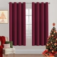 thumbnail image 1 of Cortinas opacas H.VERSAILTEX con aislamiento térmico, color burdeos, 1 of 9