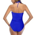 thumbnail image 4 of Babysbule Womens One Piece Swimsuits Fashion Summer Jumpsuit Bikini Elegant Ladies Cover Belly Conservative Swimsuit, 4 of 9