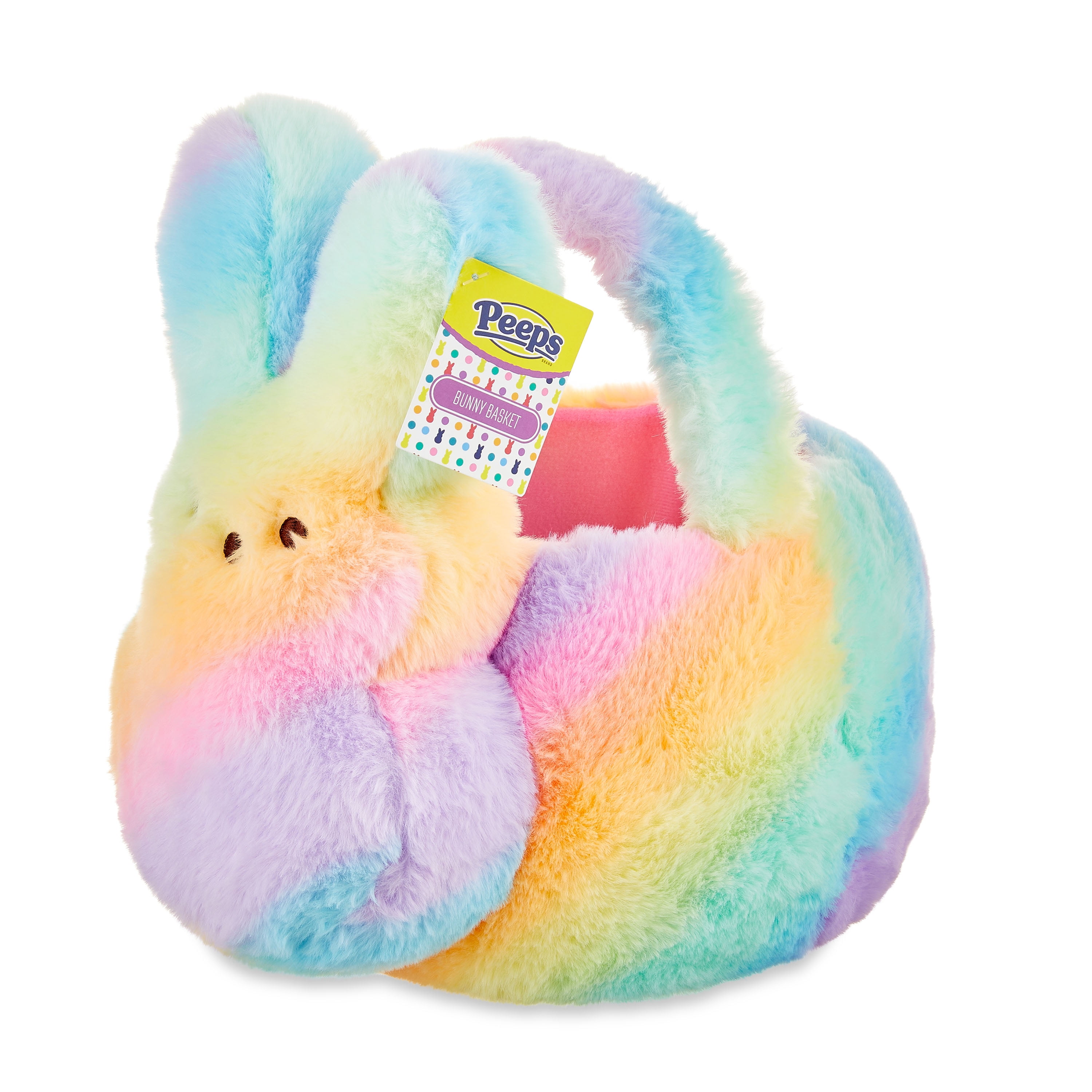 10.5in Rainbow Peeps Bunny Basket&nbsp;