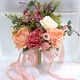 thumbnail image 5 of Ramo de flores artificiales Cateissary para boda hogar decoración Rosa, 5 of 6