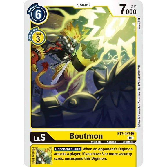 Digimon Next Adventure Common Boutmon BT7-037