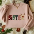 thumbnail image 2 of Sister Christmas Sweatshirt | Matching Sister Xmas Shirts | Sister PJ Shirts | Matching Christmas Shirts | Reindeer Letters Christmas, 2 of 5