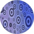 thumbnail image 1 of Ahgly Company Machine Washable Indoor Round Transitional Sky Blue Area Rugs, 7' Round, 1 of 7