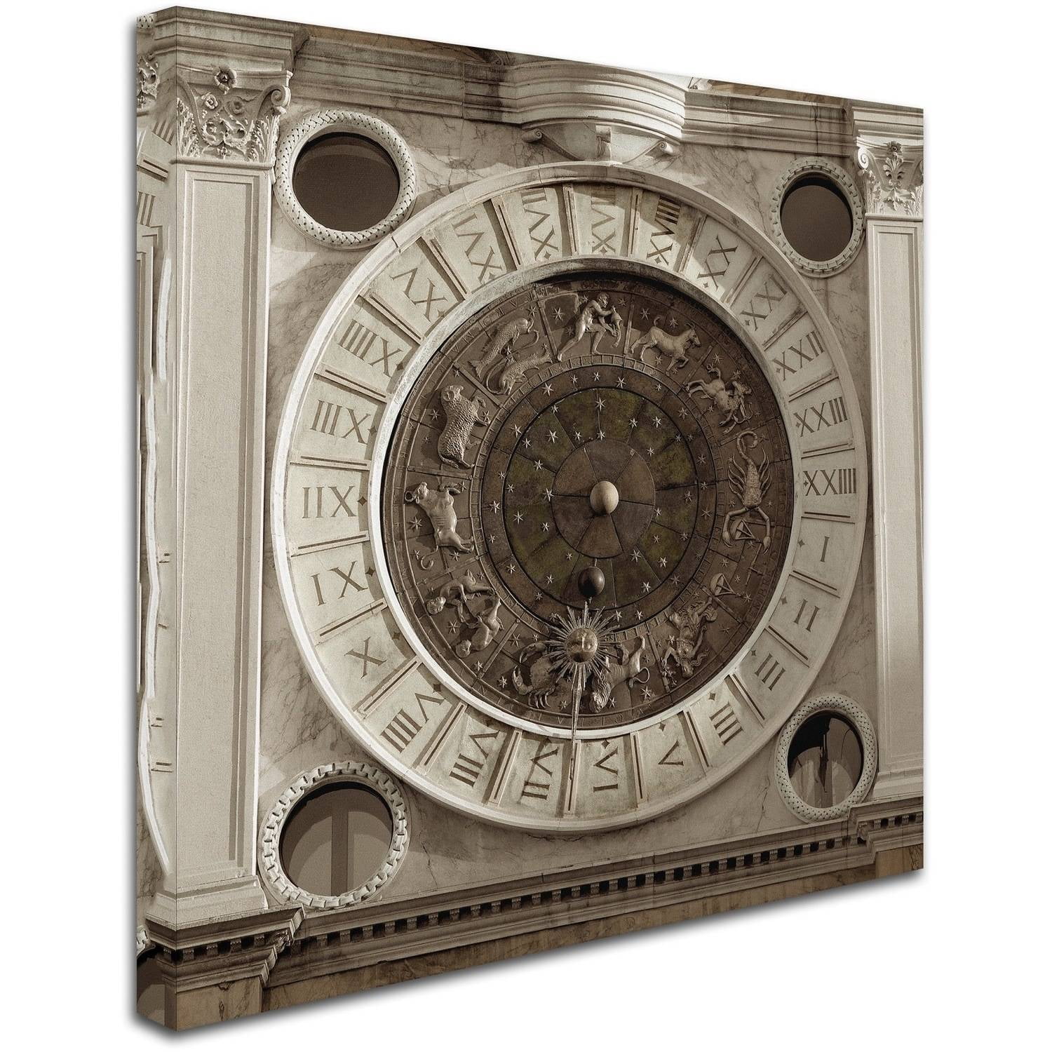 Trademark Fine Art "Il Grande Orologio IV" Canvas Art by Alan Blaustein