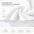 thumbnail image 4 of Egyptian Cotton Bath Towels 24×47 Inch, 100% Cotton 800 GSM Bath Towels, Highly Absorbent Ultra Soft Skin-Friendly Low-Lint Luxury Bath Towels for Home, Guest Room, Gym and Pool Use, 4 of 8