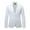 White, variant on Tailored Fit Men's Sport Coat Blazer Classic Mens Formal Business Suit Jacket Tailored Slim Fit Design for Attire