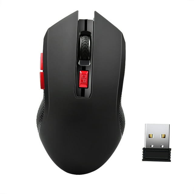 YWYT G817 Wireless 2.4G Wireless Gaming 2400DPI 6 Buttons Optical Ergonomic with USB Receiver for PC Laptop