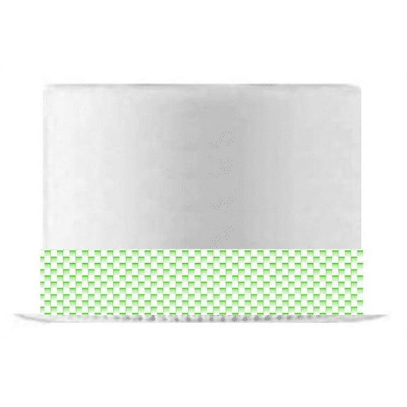 Light Green Basket Weave Edible Cake Decoration Ribbon -6 Slim Strips