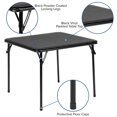 thumbnail image 2 of Kids Black 5 Piece Folding Table and Chair Set, 2 of 9
