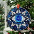 thumbnail image 2 of Evil Eye Ornament Sun Catcher with Mountain Window Hanging, Suncatchers for Windows Hanging, Lavender Wall Decor, for Women/Friends/Lover, 2025, Festive Home Accent, Memorable, 2 of 5