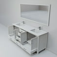 thumbnail image 6 of Jacques 72 in. W White Double Bath Vanity, White Quartz Top, Faucet Set, and 70 in. Mirror, 6 of 9