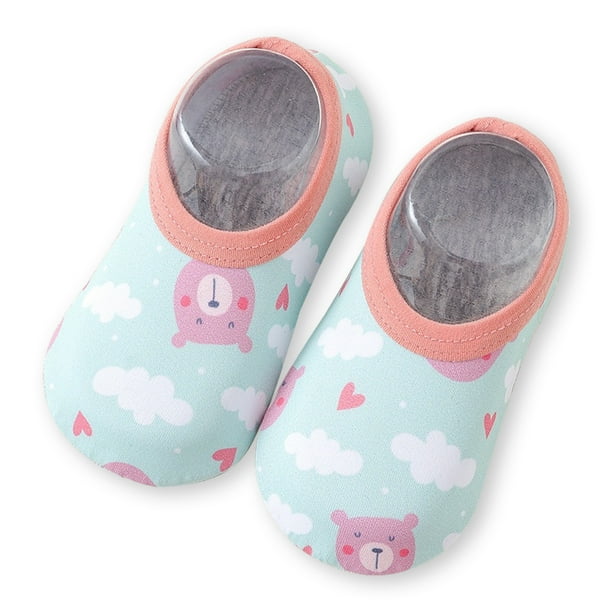 Naiovety 1 par de zapatillas de agua para niños pequeños, suela de silicona portátil, bonitos zapatos de natación, botas subacuáticas de pesca para Deportes acuáticos Typ 2 L Naiovety OD022052-26