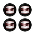 thumbnail image 1 of 4pcs 56mm Wheel Hub Cap Sticker Car Caps Rim Stickers Badge Cover Decoration For Seat Cupra Fr+ Ibiza Leon Altea Belt Racing,for Seat, 1 of 5